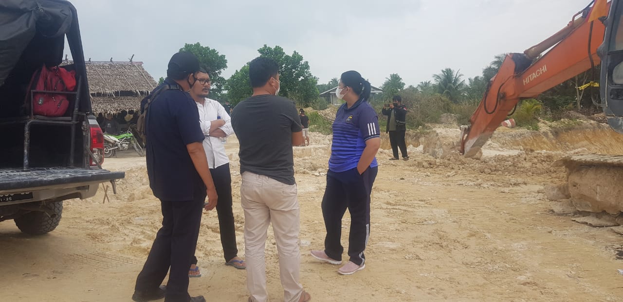 Pasca Penggerebekan Tambang Ilegal Sekala Besar Di Konsesi PT. Timah Dan HP, Police Line Melingkar Di TKP dan Sejumlah BB Penambangan IMG 20210826 WA0002