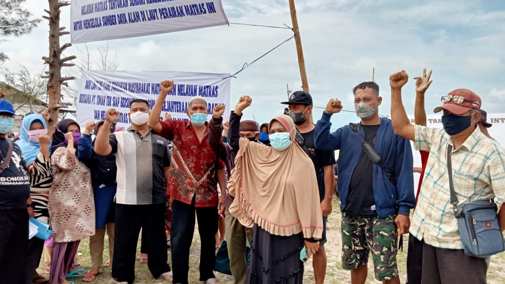 Breaking News : Nelayan & Masyarakat Kontra Dermaga Tengah Pantai Matras, Kini Siap Bersinergi Dengan PT. Timah IMG 20210911 WA0009