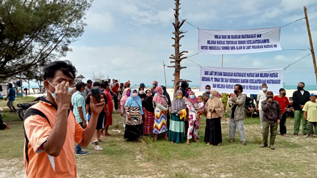 Breaking News : Nelayan & Masyarakat Kontra Dermaga Tengah Pantai Matras, Kini Siap Bersinergi Dengan PT. Timah IMG 20210911 WA0011
