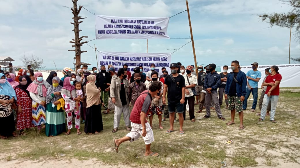Breaking News : Nelayan & Masyarakat Kontra Dermaga Tengah Pantai Matras, Kini Siap Bersinergi Dengan PT. Timah IMG 20210911 WA0012