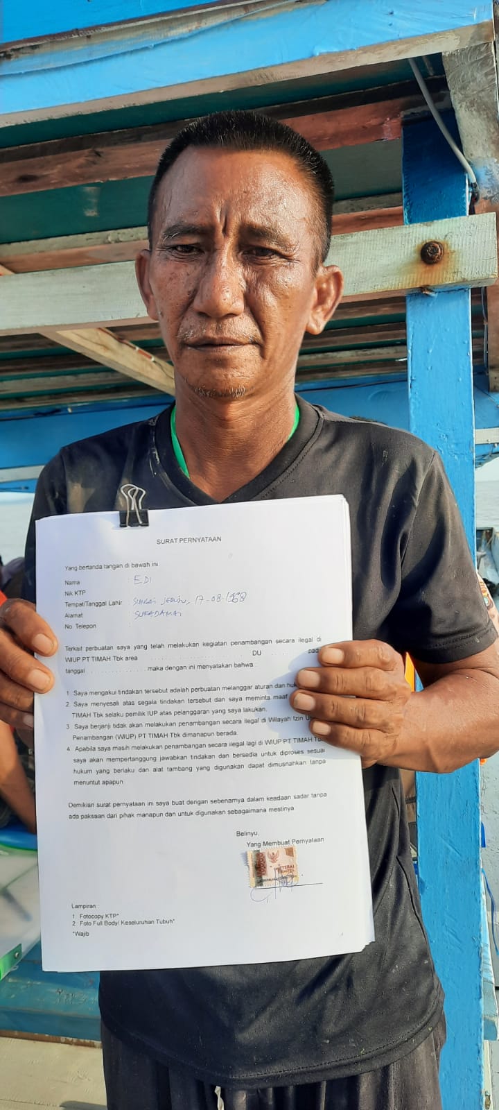 TI Tower dan TI Upin-Ipin Masih Banyak Menjarah WIUP PT Timah, Begini Sikap Divpam PT Timah IMG 20211028 WA0031