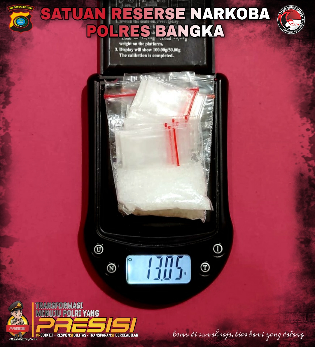 Simpan Sabu 13,05 Gram, Pasutri, Ditangkap Satres Narkoba Polres Bangka IMG 20220303 WA0234