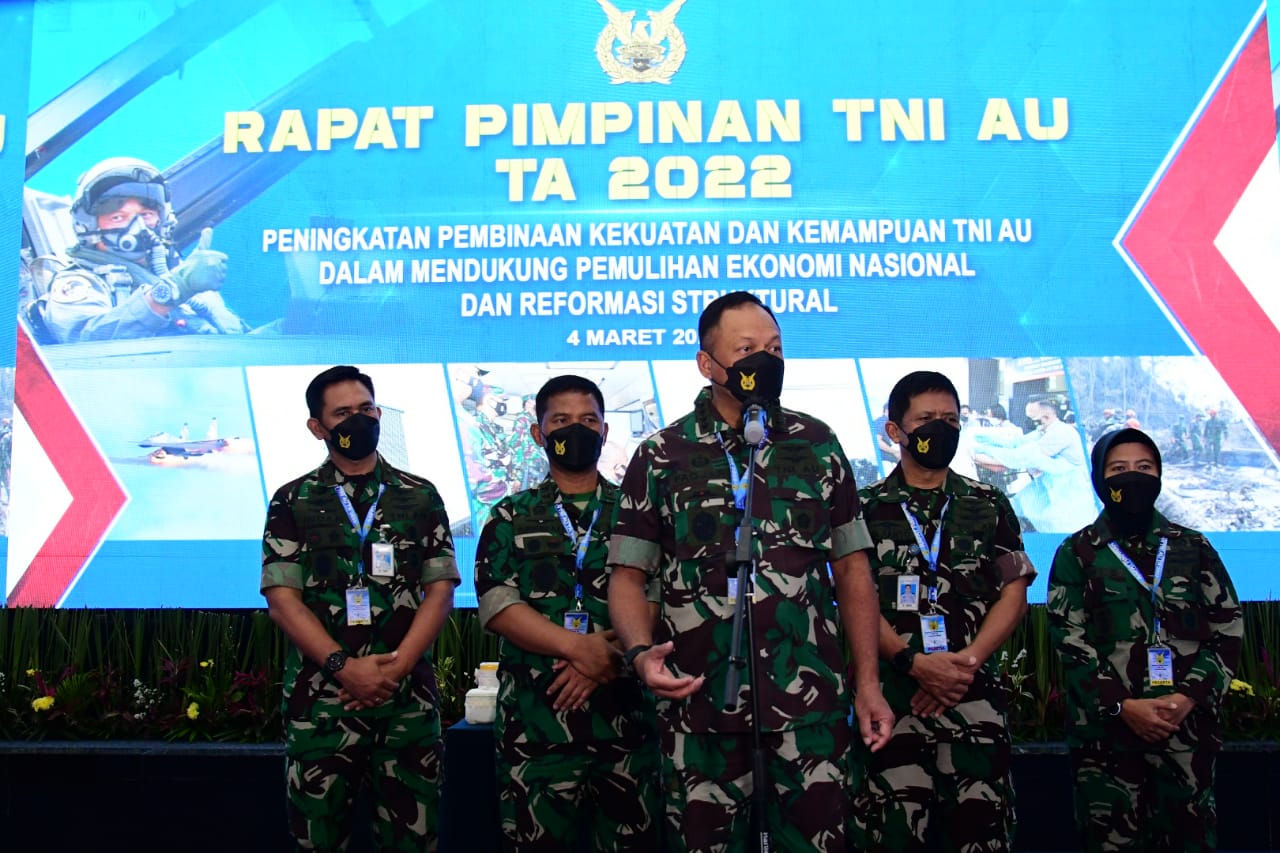 Diikuti Ratusan Komandan Satuan, Rapim TNI AU di Buka Kasau WhatsApp Image 2022 03 04 At 12.53.20