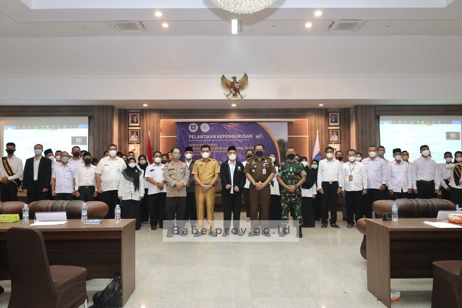 Lantik Pengurus FORDAS Babel periode 2022 - 2027,Sekda Naziarto pesan jalankan amanah dengan baik